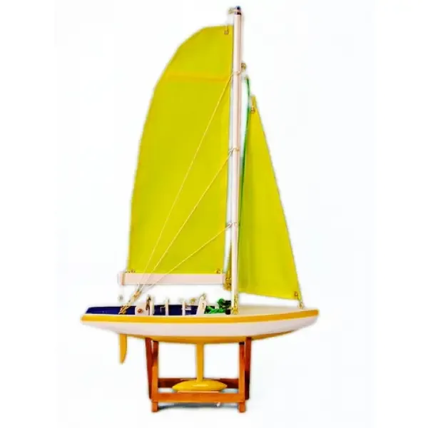 Miniatuurboot Yellow