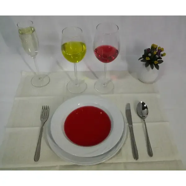 Hotelporselein 6x Plat Bord 6x Diep Bord & Gratis Vaas
