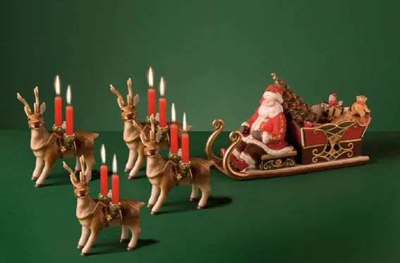 Sledetocht kerstman Villeroy & Boch