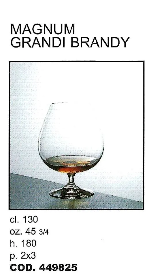Rcr Cristalleria Italiana Magnum brandy 130 cl