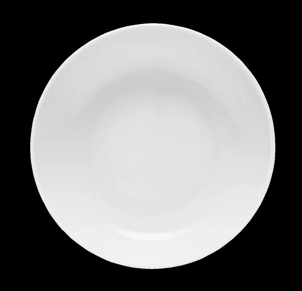 Lubiana porselein Rondo wit  diep bord 21 cm