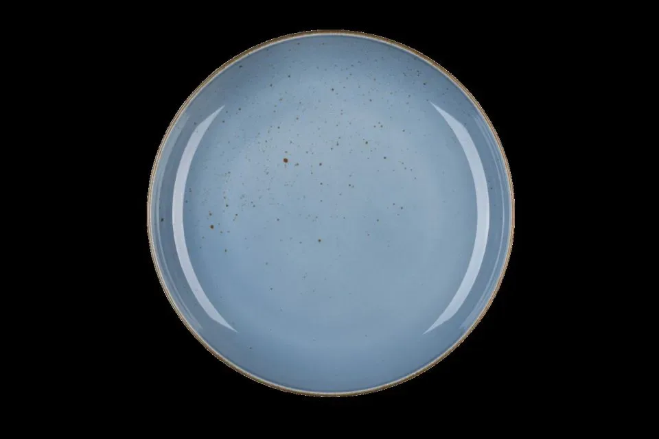 Lubiana porselein Rondo blauw  plat bord 27 cm (dinerbord) K9
