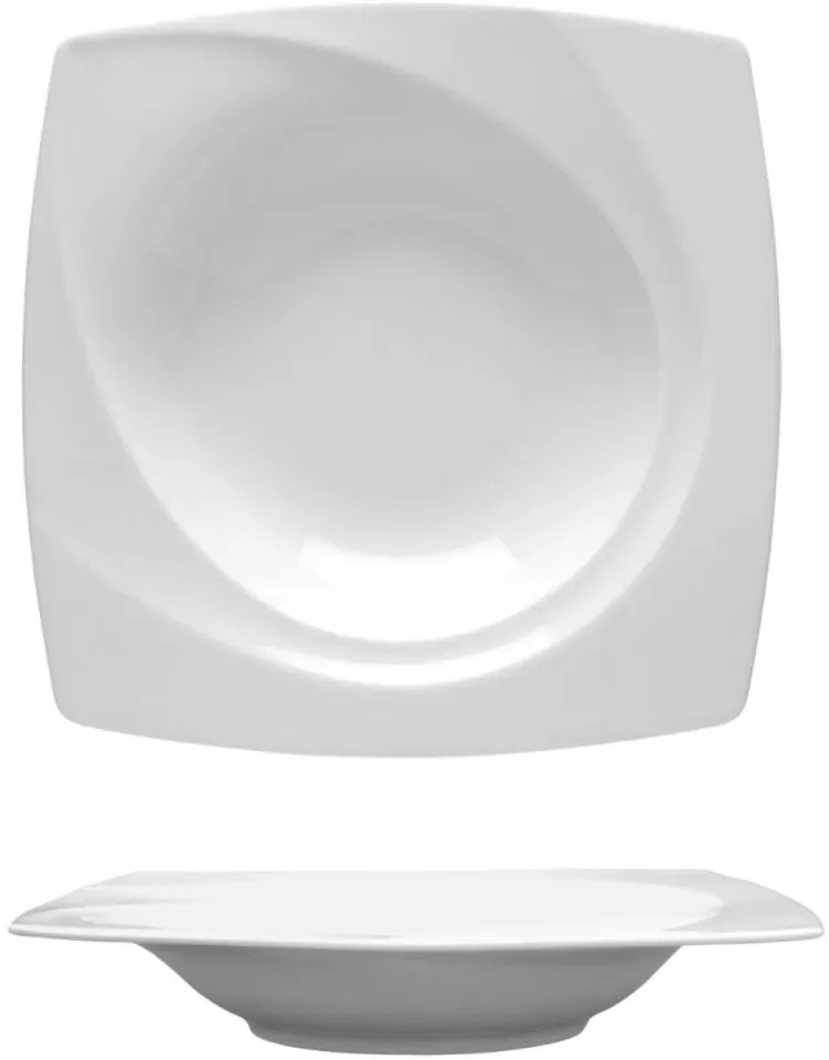 Lubiana Celebration Diep bord 23 cm Wit Porselein