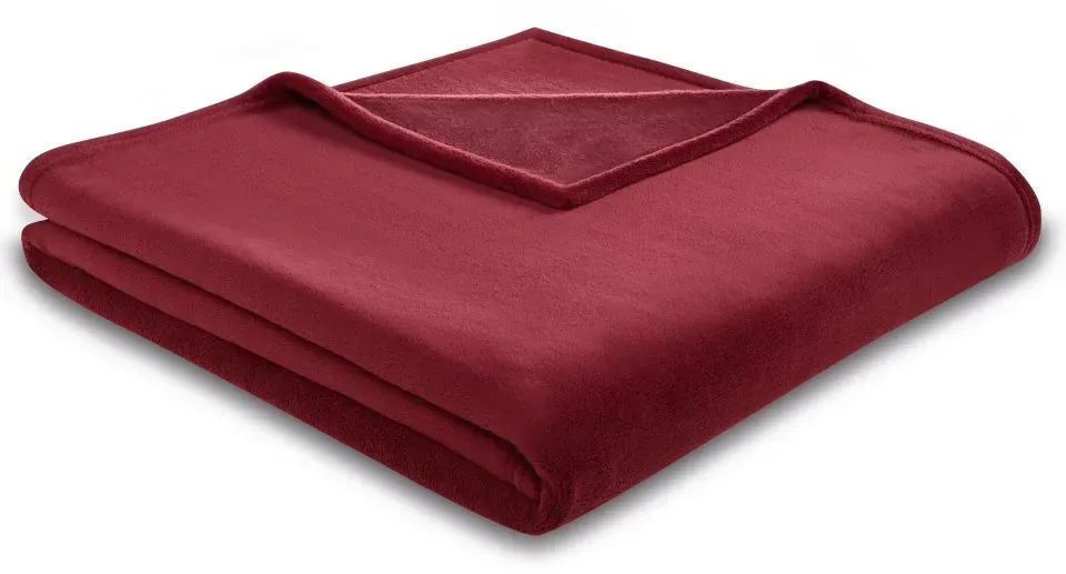Biederlack Soft & Cover deken 150 x 200 cm Rood