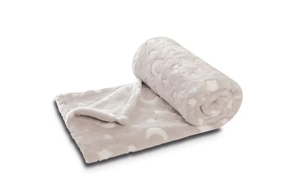 Biederlack babydekentje met knuffel Max 75 x 100 cm