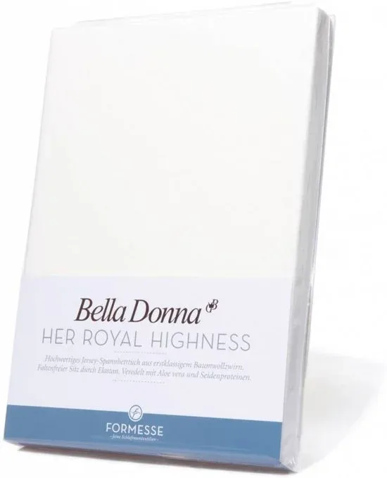 Hoeslaken Bella Donna - Wit - 90x200