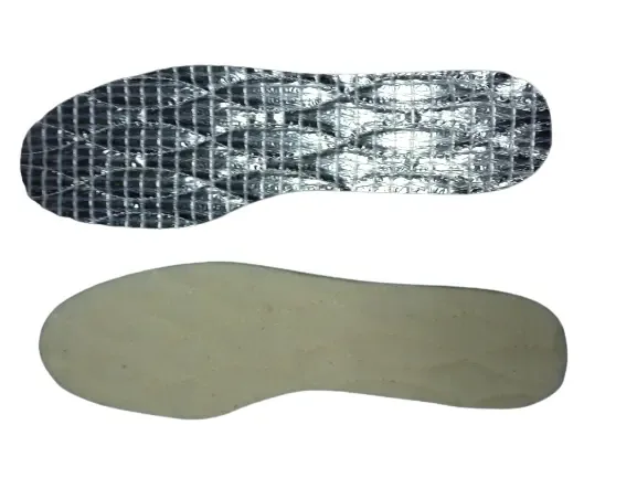 Wollen inlegzolen met aluminium