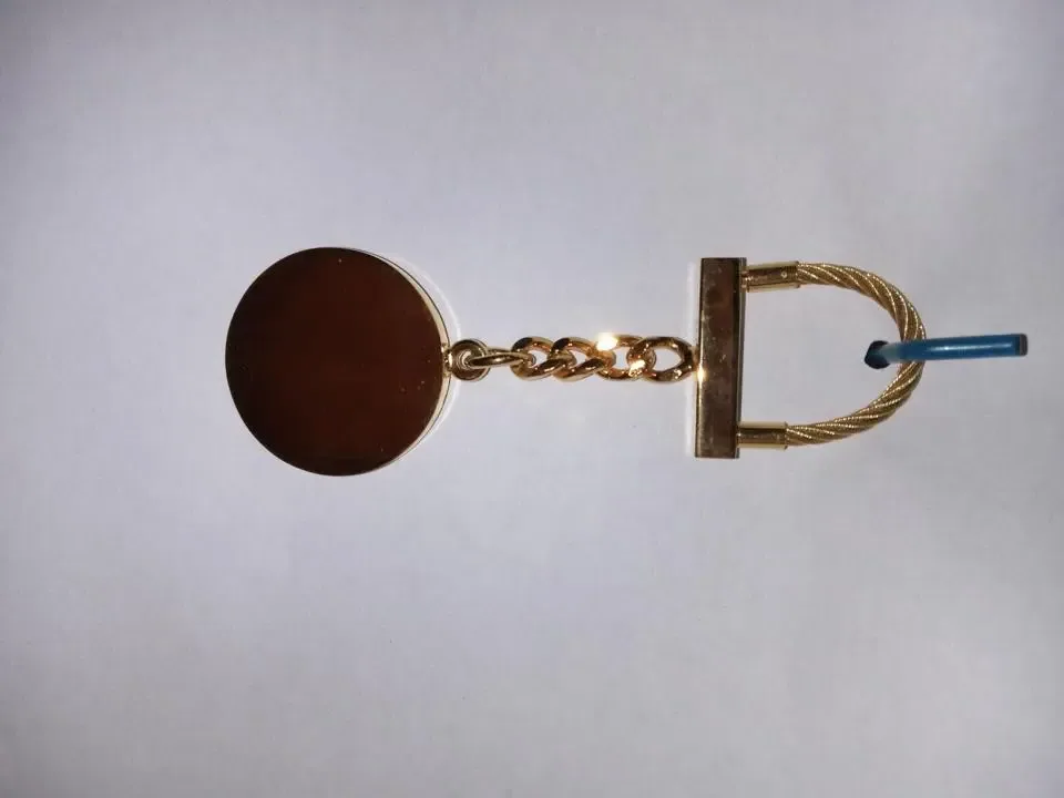 Gouden sleutelhanger
