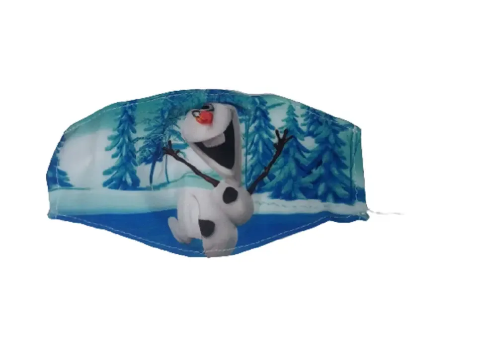Kids mondmasker olaf - katoen
