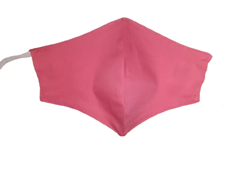 Mondmasker roze - katoen