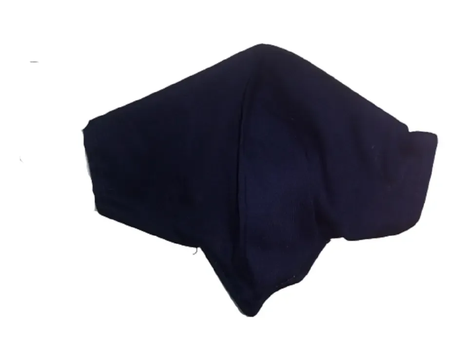 Mondmasker donkerblauw  katoen