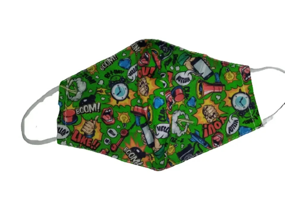 Kids mondmasker cartoon - katoen