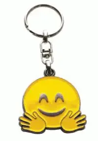Emoji sleutelhanger - huggy face