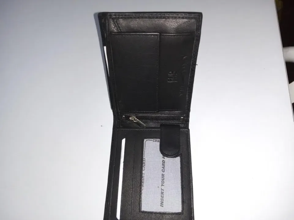 Ven Tomy RFID Safe grote heren portemonnee blauw