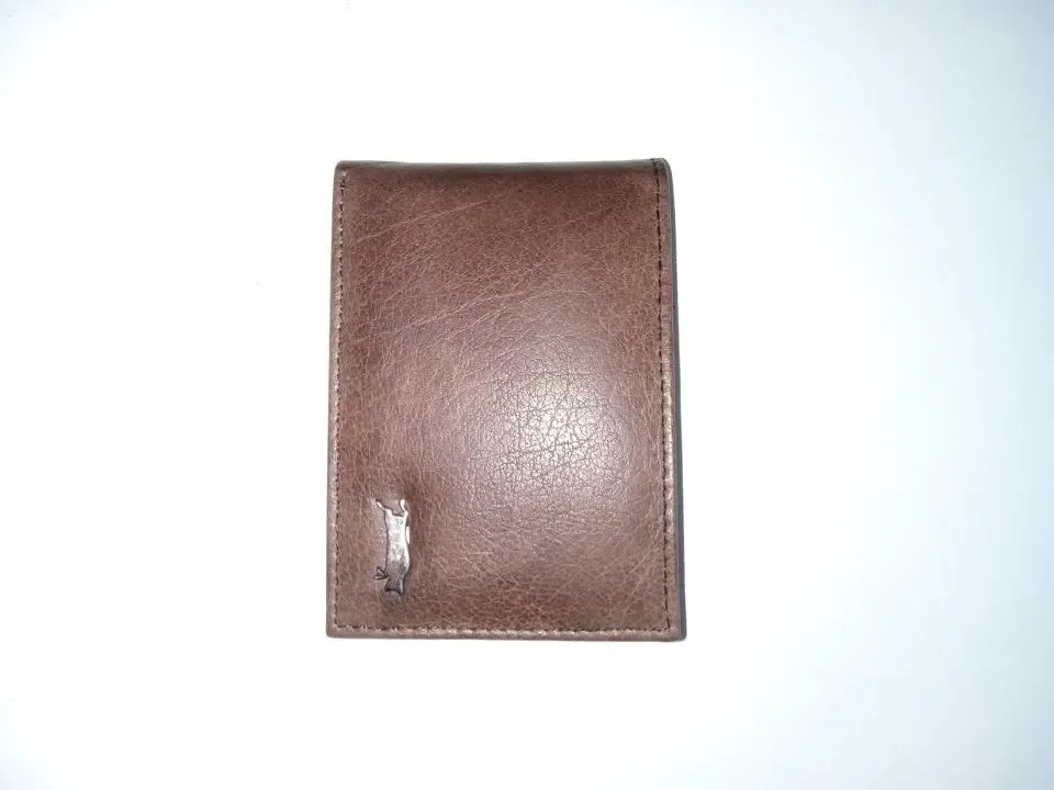 Ven Tomy RFID Safe kleine heren portemonnee licht bruin