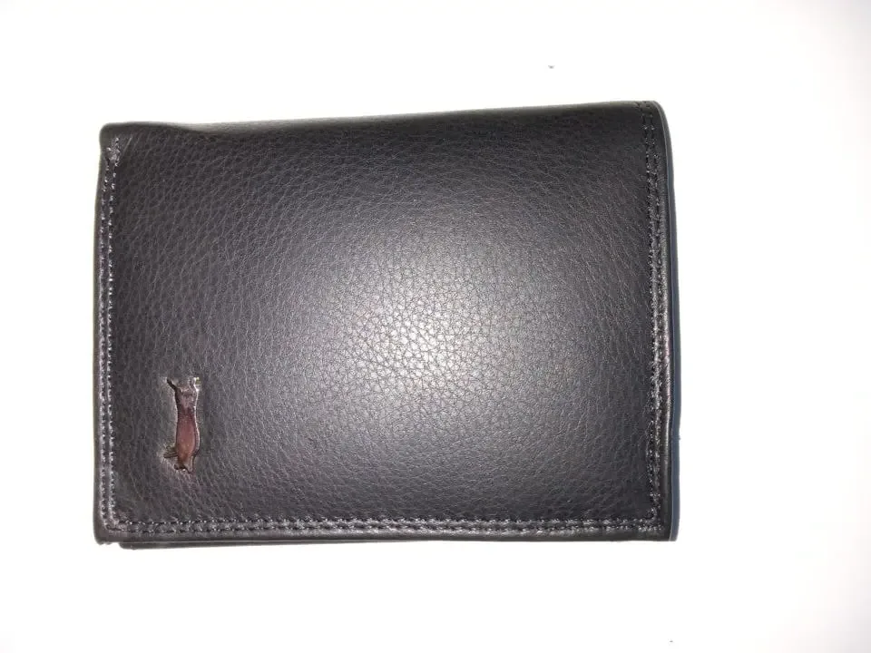 Ven Tomy RFID Safe heren portemonnee recht model zwart