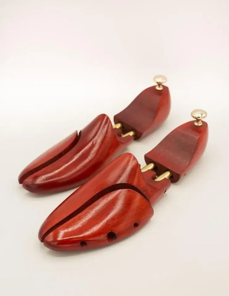JG houten schoenspanner rood