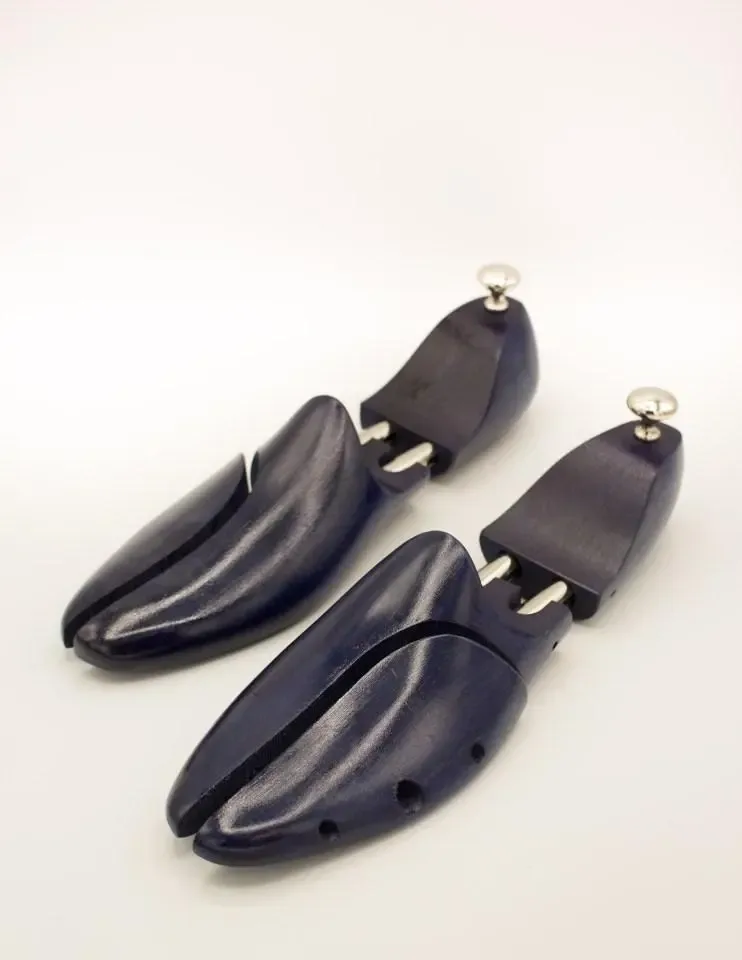 JG houten schoenspanner blauw
