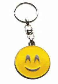 Emoji metalen sleutelhanger - smile