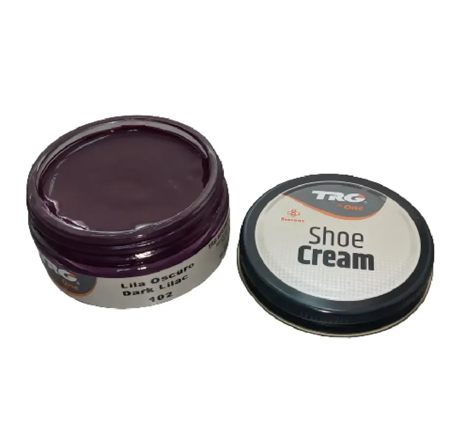 TRG - schoencrème met bijenwas - donkere lila - 50 ml