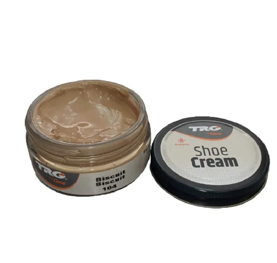 TRG - schoencrème met bijenwas - biscuit beige - 50 ml