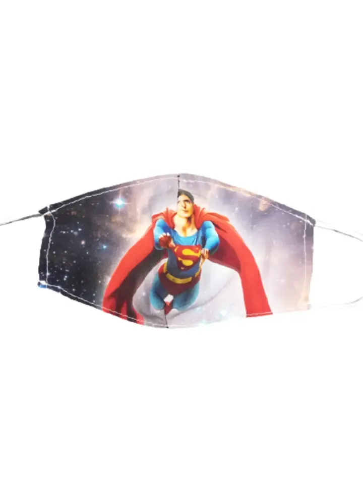 Mondmasker superman - katoen