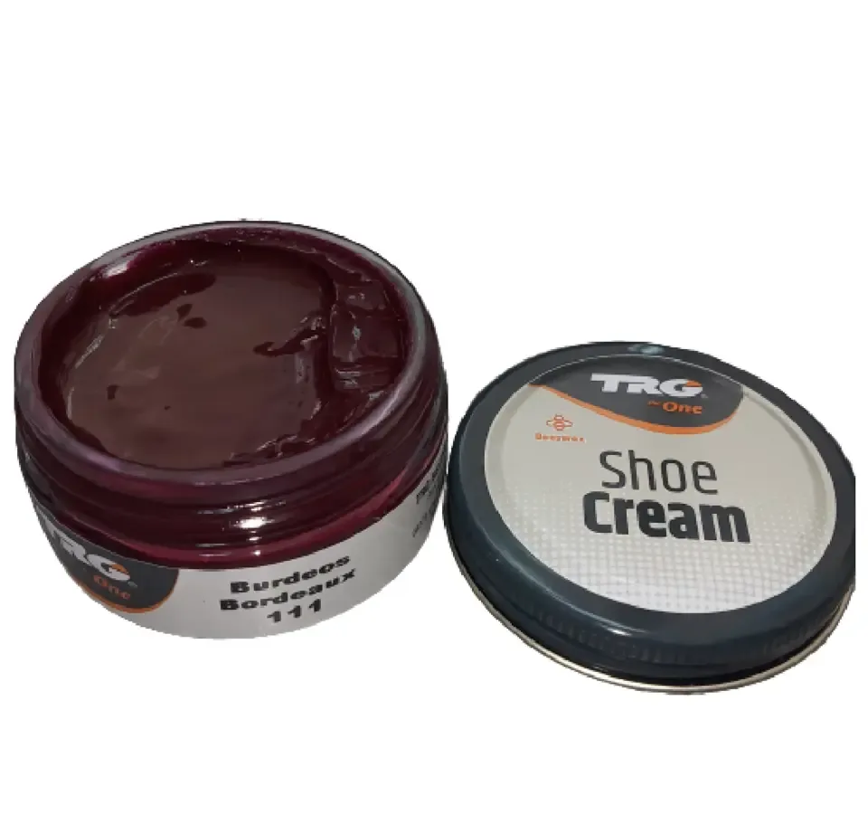TRG - schoencrème met bijenwas - bordeaux - 50 ml