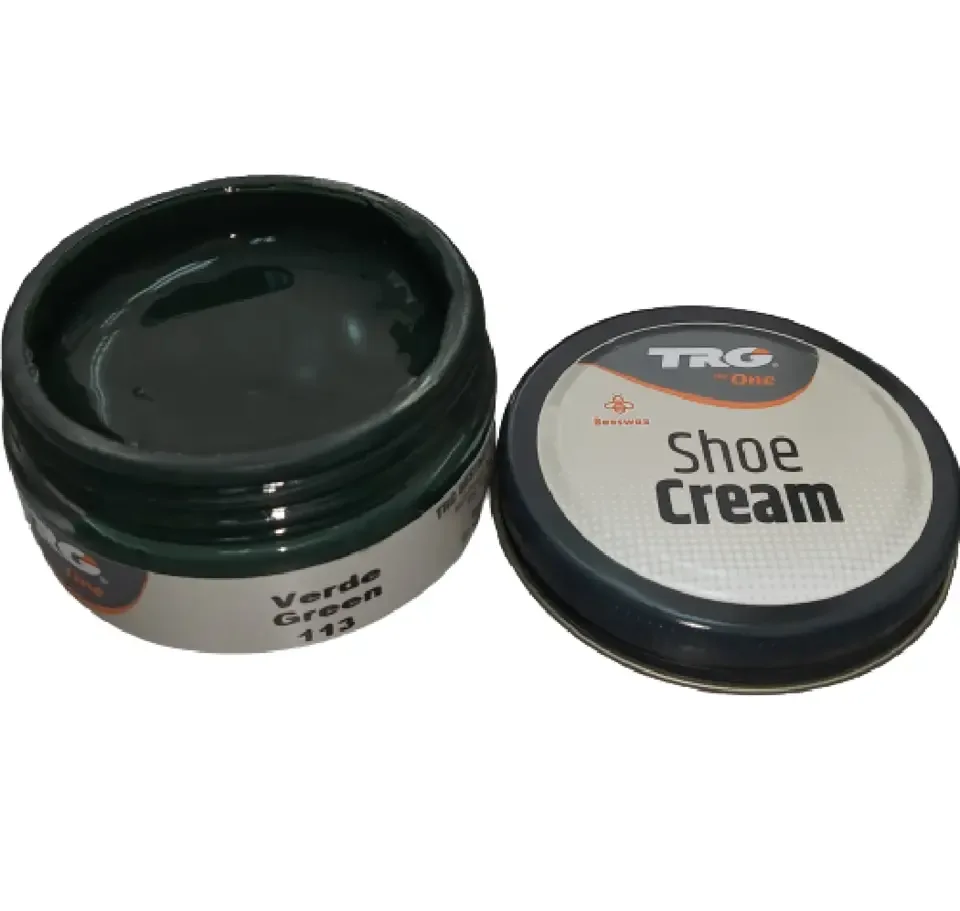TRG - schoencrème met bijenwas - groen - 50 ml