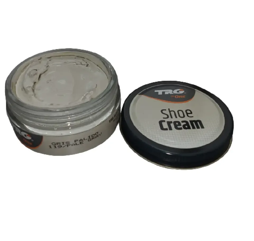 TRG - schoencrème met bijenwas - licht grijs (pale) - 50 ml