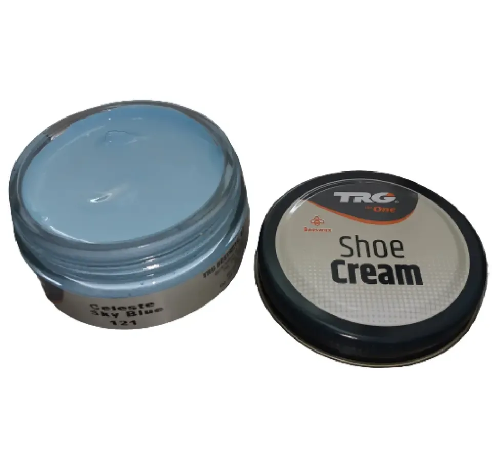 TRG - schoencrème met bijenwas - lucht blauw (licht) - 50 ml