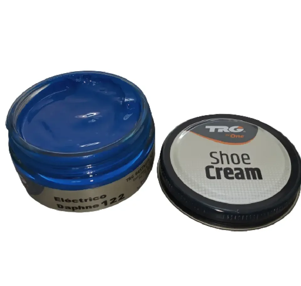 TRG - schoencrème met bijenwas - elektriek blauw - 50 ml