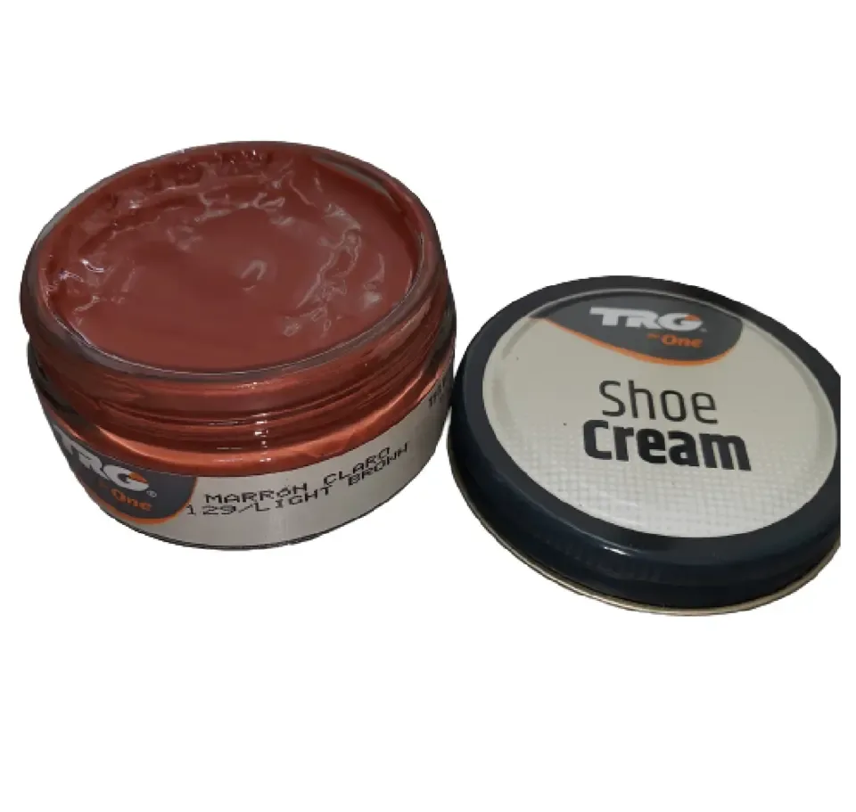 TRG - schoencrème met bijenwas - lichte bruin - 50 ml