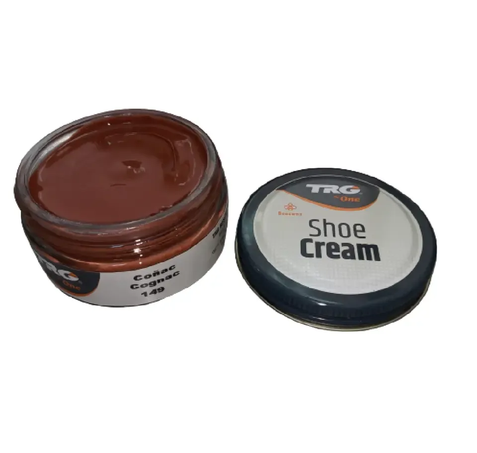 TRG - schoencrème met bijenwas - cognac bruin - 50 ml