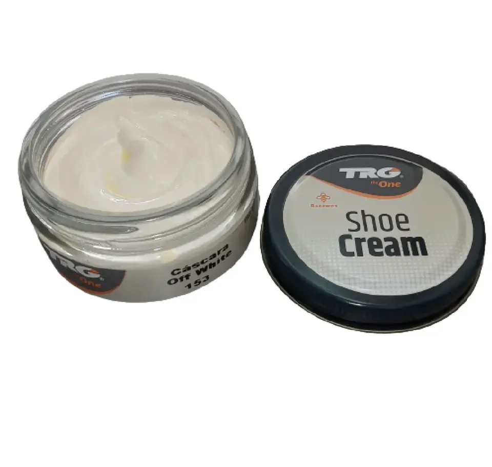 TRG  - schoencrème met bijenwas - gebroken wit - 50 ml