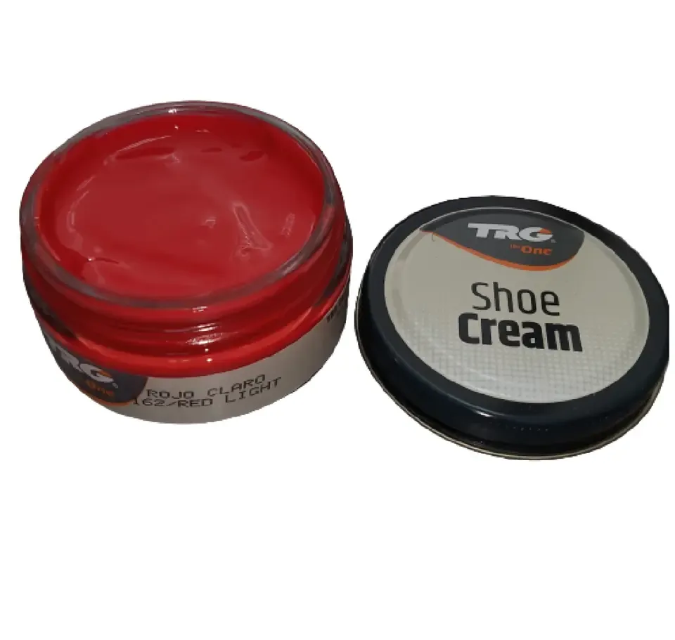 TRG - schoencrème met bijenwas - licht rood - 50 ml