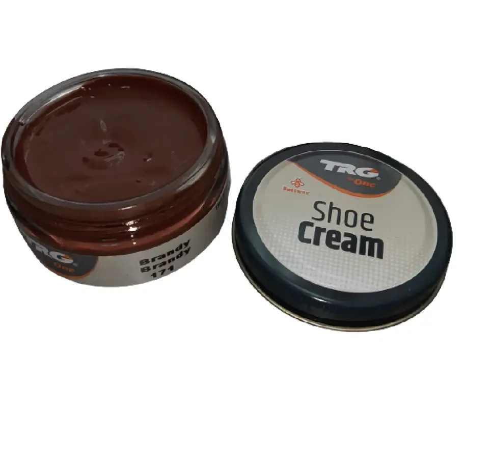 TRG - schoencrème met bijenwas - brandy - 50 ml