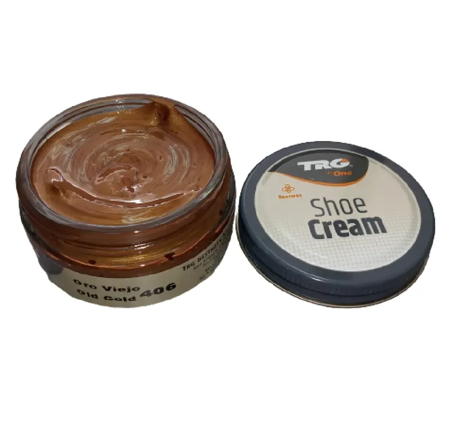 TRG - schoencrème met bijenwas - oud goud - 50 ml