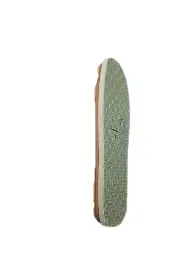 Dames pantoffels met schapenwol - bruin - hoog model - maat 35 tot 42