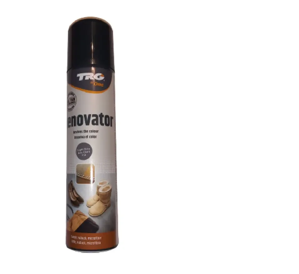 TRG - renovating spray voor daim en nubuck - licht grijs - 250 ml