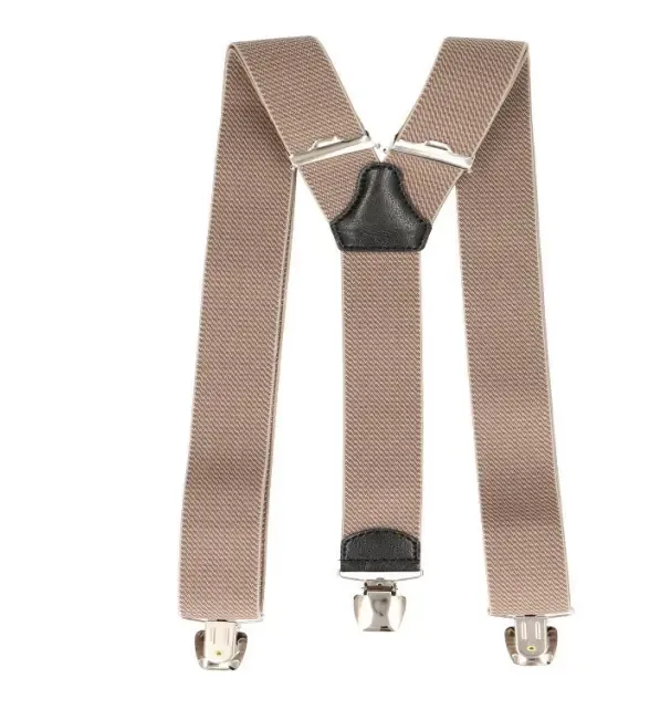 Bretellen Donkerbeige-beige