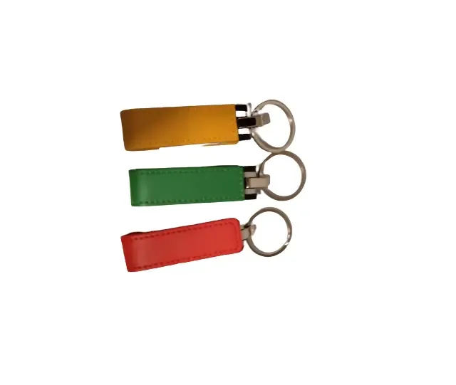 USB sleutelhanger - 16 GB - groen, geel en rood
