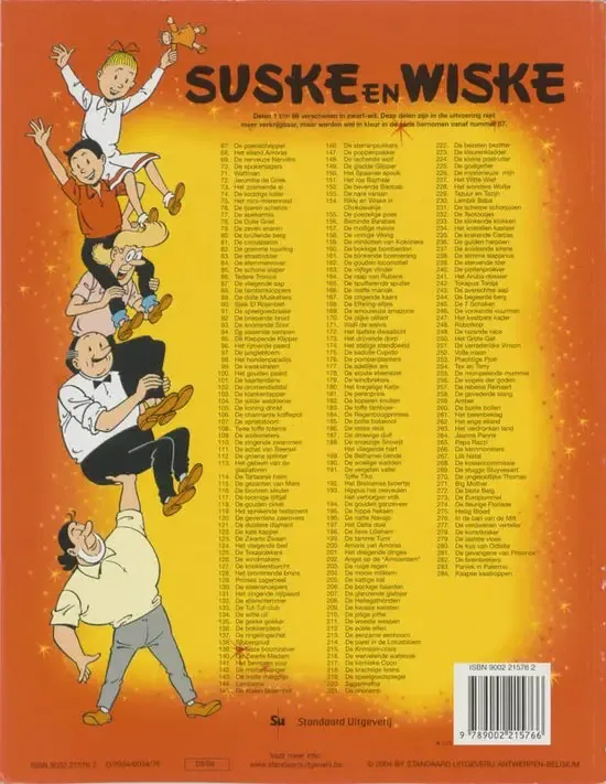 Suske en Wiske 284 - Kaapse kaalkoppen