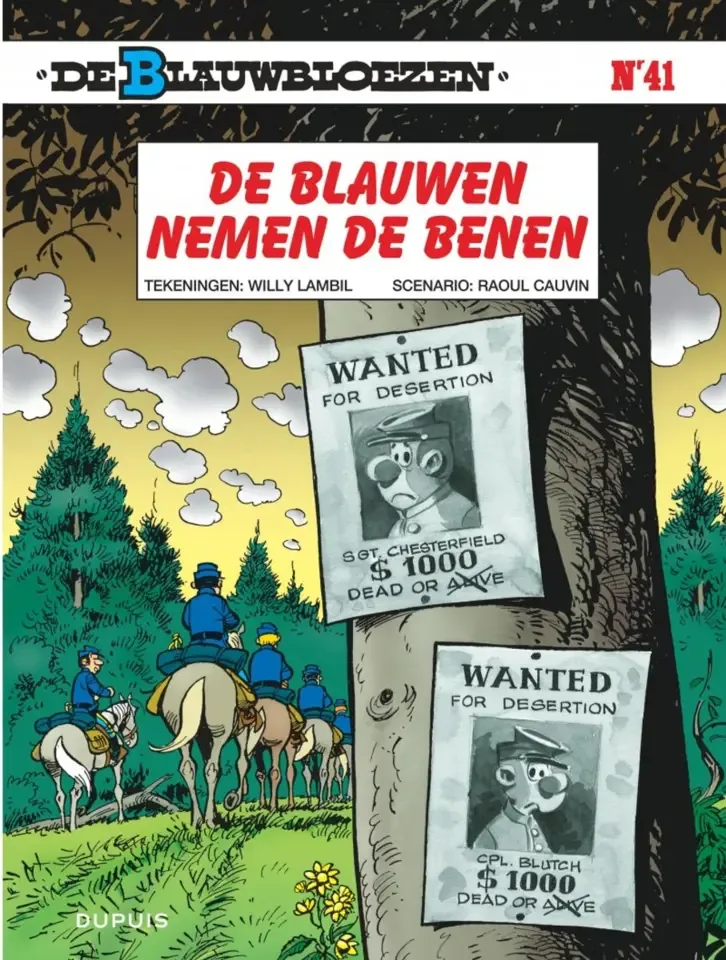 De Blauwbloezen 41 - De blauwen nemen de benen