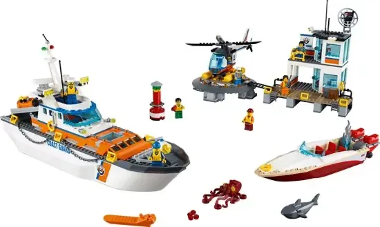 LEGO City - Kustwacht Hoofdkwartier - 60167