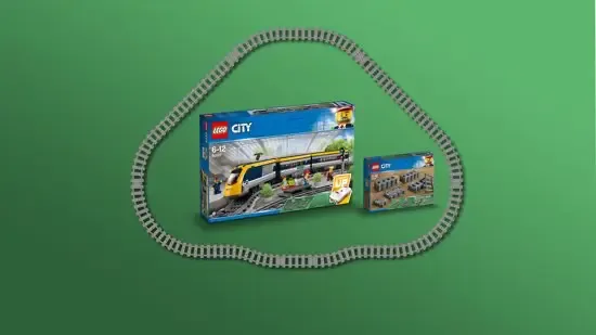 LEGO City - Rechte en Gebogen Rails - 60205