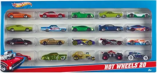 Hot Wheels Cadeauset met 20 Auto's