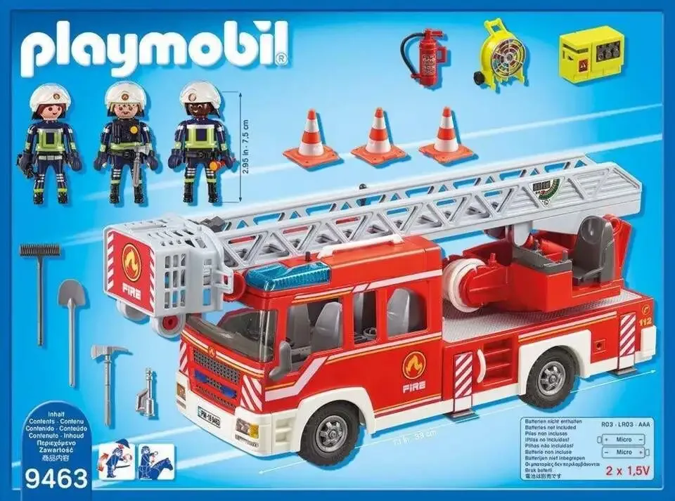 Playmobil - Brandweer ladderwagen - 9463
