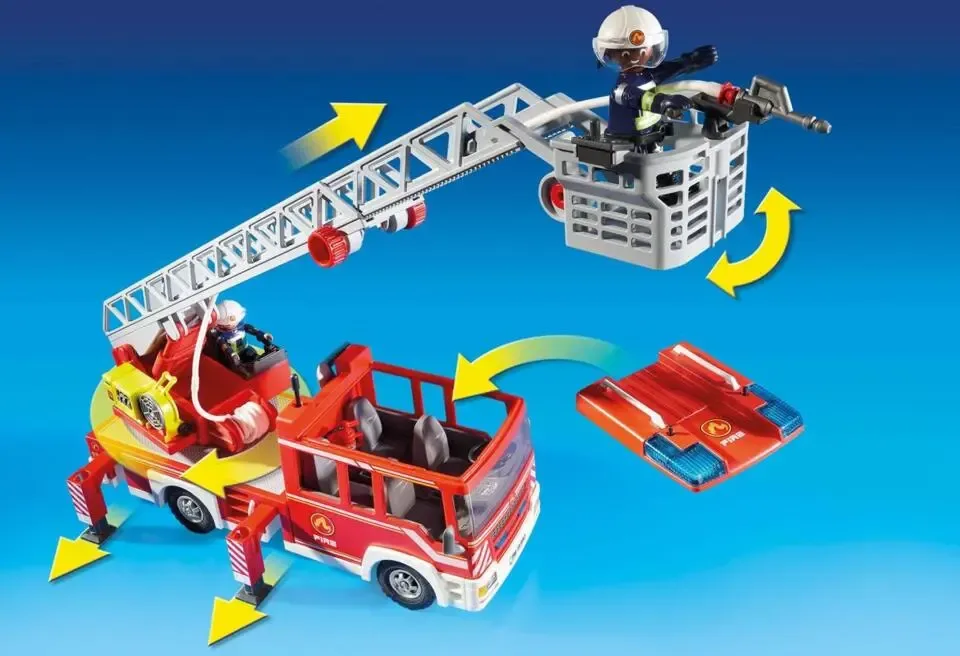 Playmobil - Brandweer ladderwagen - 9463