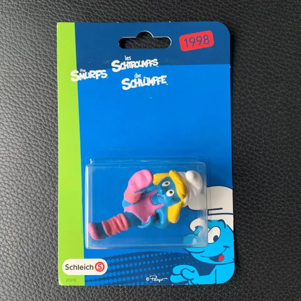 De Smurfen - De aerobic Smurfin - speelfiguur