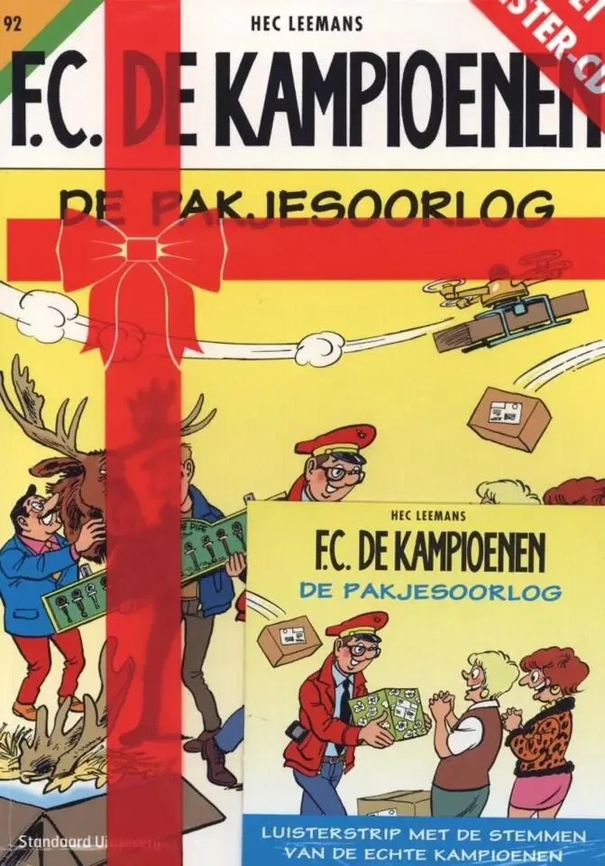 De Kampioenen 92 - De pakjesoorlog (Strip + Luister CD)